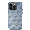 Etui Guess Crossbody 4G Metal Logo do iPhone 15 Pro - niebieskie Guess