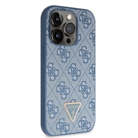 Etui Guess Crossbody 4G Metal Logo do iPhone 15 Pro - niebieskie Guess