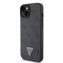 Etui Guess Crossbody 4G Metal Logo do iPhone 15 - czarne Guess