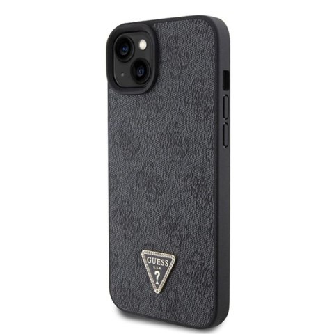 Etui Guess Crossbody 4G Metal Logo do iPhone 15 - czarne Guess