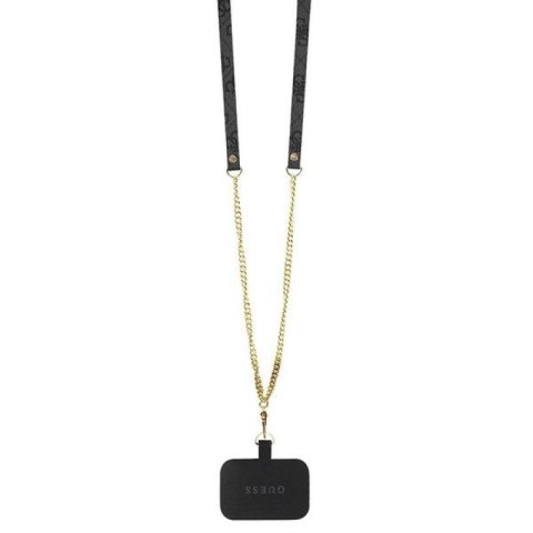 Etui Guess Crossbody 4G Metal Logo do iPhone 15 - czarne Guess