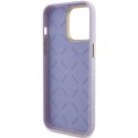 Etui Guess Glitter Glossy Script do iPhone 15 Pro - liliowe Guess