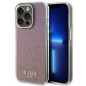 Etui Guess IML Faceted Mirror Disco Iridescent do iPhone 15 Pro Max - różowe Guess