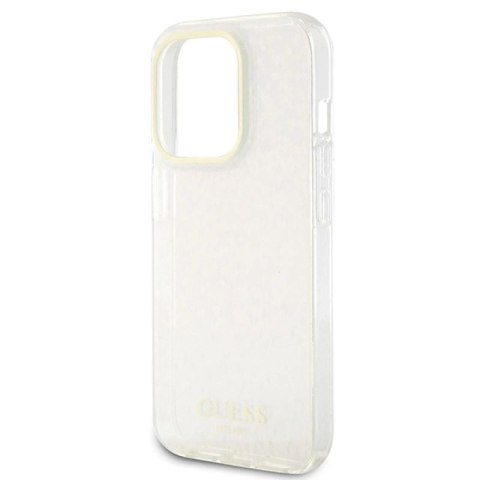 Etui Guess IML Faceted Mirror Disco Iridescent do iPhone 15 Pro Max - różowe Guess