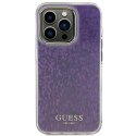 Etui Guess IML Faceted Mirror Disco Iridescent do iPhone 15 Pro - różowe Guess