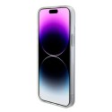 Etui Guess IML Iridescent MagSafe do iPhone 15 - fioletowe Guess