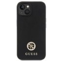 Etui Guess Strass Metal Logo do iPhone 15 Plus - czarne Guess