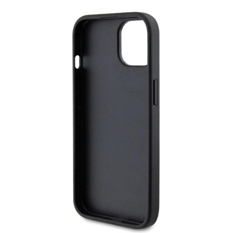 Etui Guess Strass Metal Logo do iPhone 15 Plus - czarne Guess