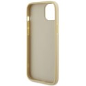 Etui Guess Strass Metal Logo do iPhone 15 Plus - złote Guess