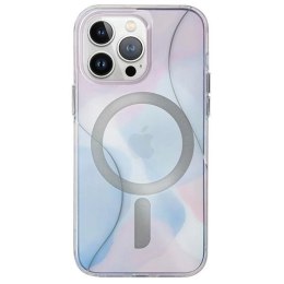 Etui UNIQ Coehl Palette Magnetic Charging do iPhone 15 Pro - niebieskie UNIQ