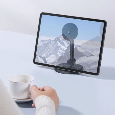 Magnetyczny uchwyt stojący Baseus MagPro do telefonu - czarny Baseus