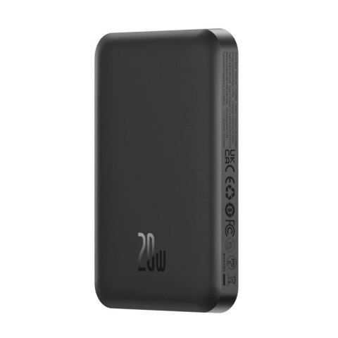 Mini powerbank Baseus 5000mAh 20W + kabel USB-C (20V/3A) - czarny Baseus