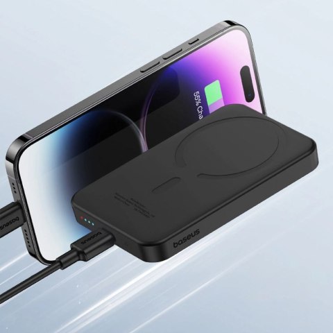 Mini powerbank Baseus 5000mAh 20W + kabel USB-C (20V/3A) - czarny Baseus