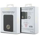 Powerbank indukcyjny Guess MagSafe 4G Strassed Metal Logo 5W 3000mAh - czarny Guess