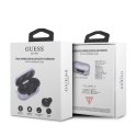 Słuchawki Bluetooth Guess TWS + stacja dokująca - fioletowe Guess