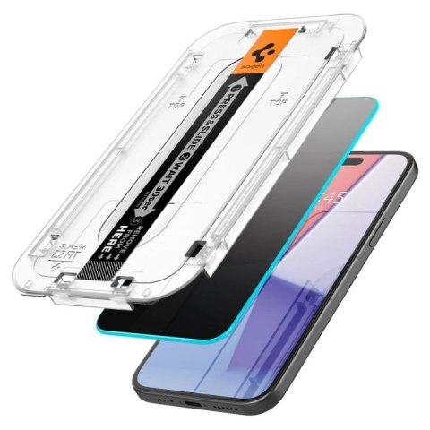 Szkło hartowane Spigen Glas.tR EZ Fit Privacy na iPhone 15 Plus Spigen