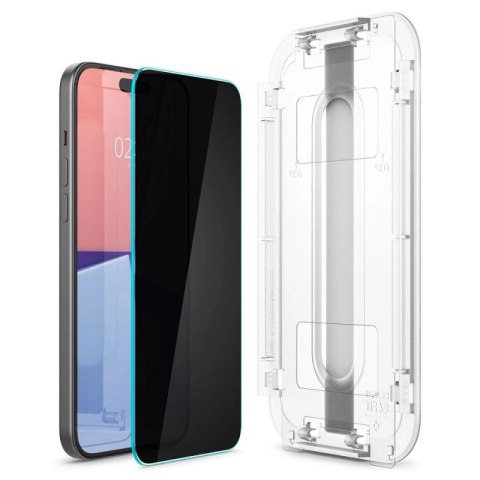 Szkło hartowane Spigen Glas.tR EZ Fit Privacy na iPhone 15 Plus Spigen