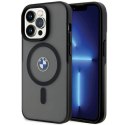Etui BMW IML Signature MagSafe do iPhone 15 Pro - czarne BMW