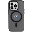 Etui BMW IML Signature MagSafe do iPhone 15 Pro - czarne BMW