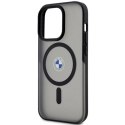 Etui BMW IML Signature MagSafe do iPhone 15 Pro - czarne BMW