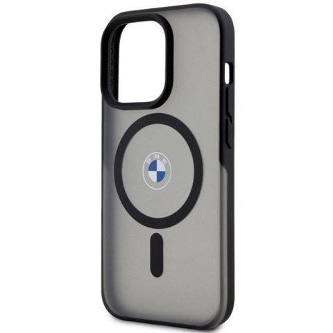 Etui BMW IML Signature MagSafe do iPhone 15 Pro - czarne BMW