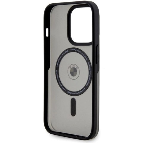 Etui BMW IML Signature MagSafe do iPhone 15 Pro - czarne BMW