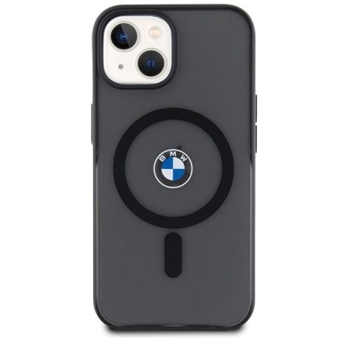 Etui BMW IML Signature MagSafe do iPhone 15 - czarne BMW