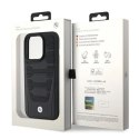 Etui BMW Leather Seats Pattern na iPhone 15 Pro Max - czarne BMW