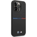 Etui BMW Silicone Pattern na iPhone 15 Pro Max - czarne BMW