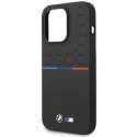 Etui BMW Silicone Pattern na iPhone 15 Pro Max - czarne BMW