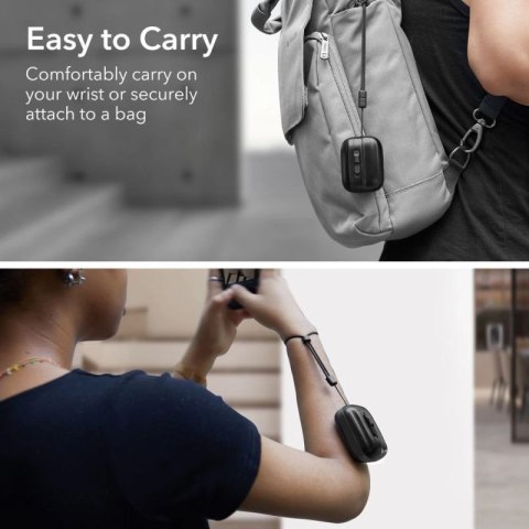 Etui ESR Pulse Halolock z MagSafe na Apple AirPods Pro 1 / 2 - czarne ESR