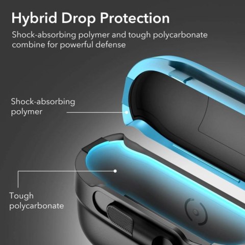 Etui ESR Pulse Halolock z MagSafe na Apple AirPods Pro 1 / 2 - czarne ESR