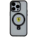 Etui Ferrari Ring Stand 2023 Collection MagSafe na iPhone 15 Pro - przezroczyste Ferrari