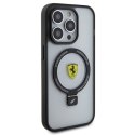 Etui Ferrari Ring Stand 2023 Collection MagSafe na iPhone 15 Pro - przezroczyste Ferrari