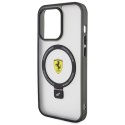 Etui Ferrari Ring Stand 2023 Collection MagSafe na iPhone 15 Pro - przezroczyste Ferrari
