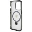 Etui Ferrari Ring Stand 2023 Collection MagSafe na iPhone 15 Pro - przezroczyste Ferrari