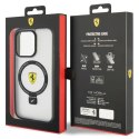 Etui Ferrari Ring Stand 2023 Collection MagSafe na iPhone 15 Pro - przezroczyste Ferrari