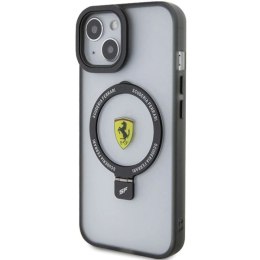 Etui Ferrari Ring Stand 2023 Collection MagSafe na iPhone 15 - czarne Ferrari