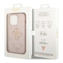 Etui Guess 4G Big Metal Logo do iPhone 15 Pro Max - różowe Guess