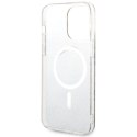 Etui Guess IML 4G MagSafe na iPhone 15 Pro Max - brązowe Guess