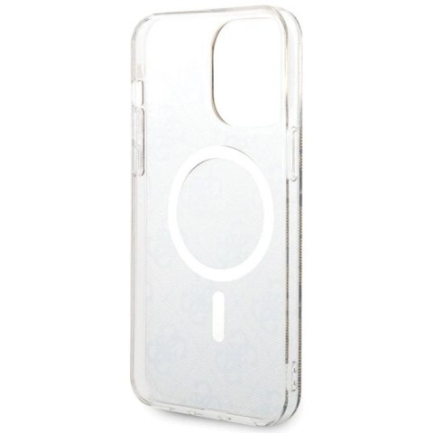 Etui Guess IML 4G MagSafe na iPhone 15 Pro Max - brązowe Guess