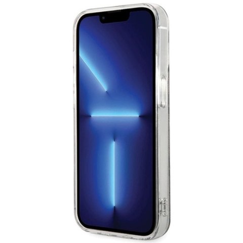 Etui Guess IML 4G MagSafe na iPhone 15 Pro - brązowe Guess