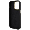 Etui Guess Silicone Logo Strass 4G do iPhone 15 Pro Max - czarne Guess