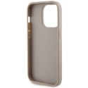 Etui Guess Strass Metal Logo do iPhone 15 Pro - złote Guess