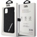 Etui Karl Lagerfeld 3D Rubber Multi Logo do iPhone 11 / Xr - czarne Karl Lagerfeld
