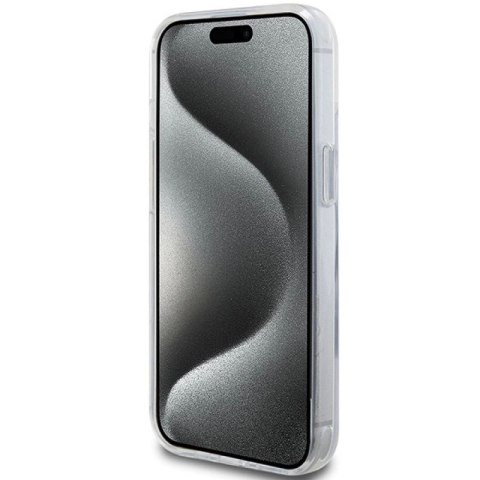 Etui Karl Lagerfeld Ring Stand Choupette Head MagSafe do iPhone 15 Plus - białe Karl Lagerfeld