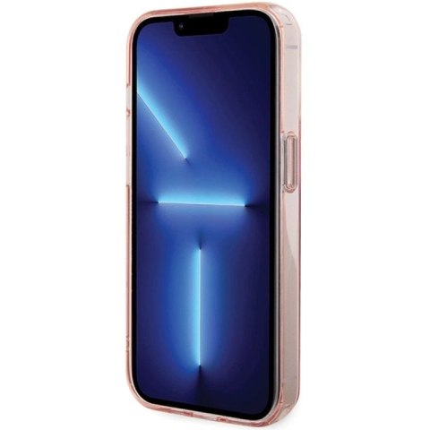 Etui Karl Lagerfeld Ring Stand Choupette Head MagSafe do iPhone 15 Pro - różowe Karl Lagerfeld