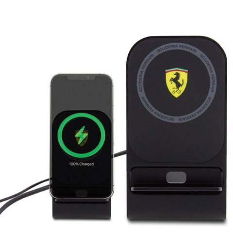 Ładowarka indukcyjna Ferrari 2023 Collection MagSafe 15W - czarna Ferrari
