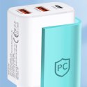 Ładowarka sieciowa Wozinsky CWCUCW 30W USB-C / 2 x USB-A - biała Wozinsky