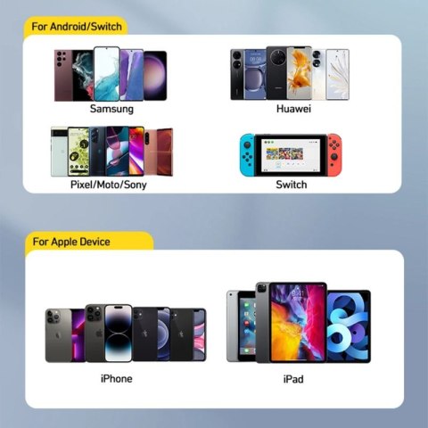 Ładowarka sieciowa Wozinsky CWCUCW 30W USB-C / 2 x USB-A - biała Wozinsky